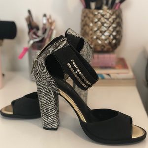 Call It Spring Black Thick Heels